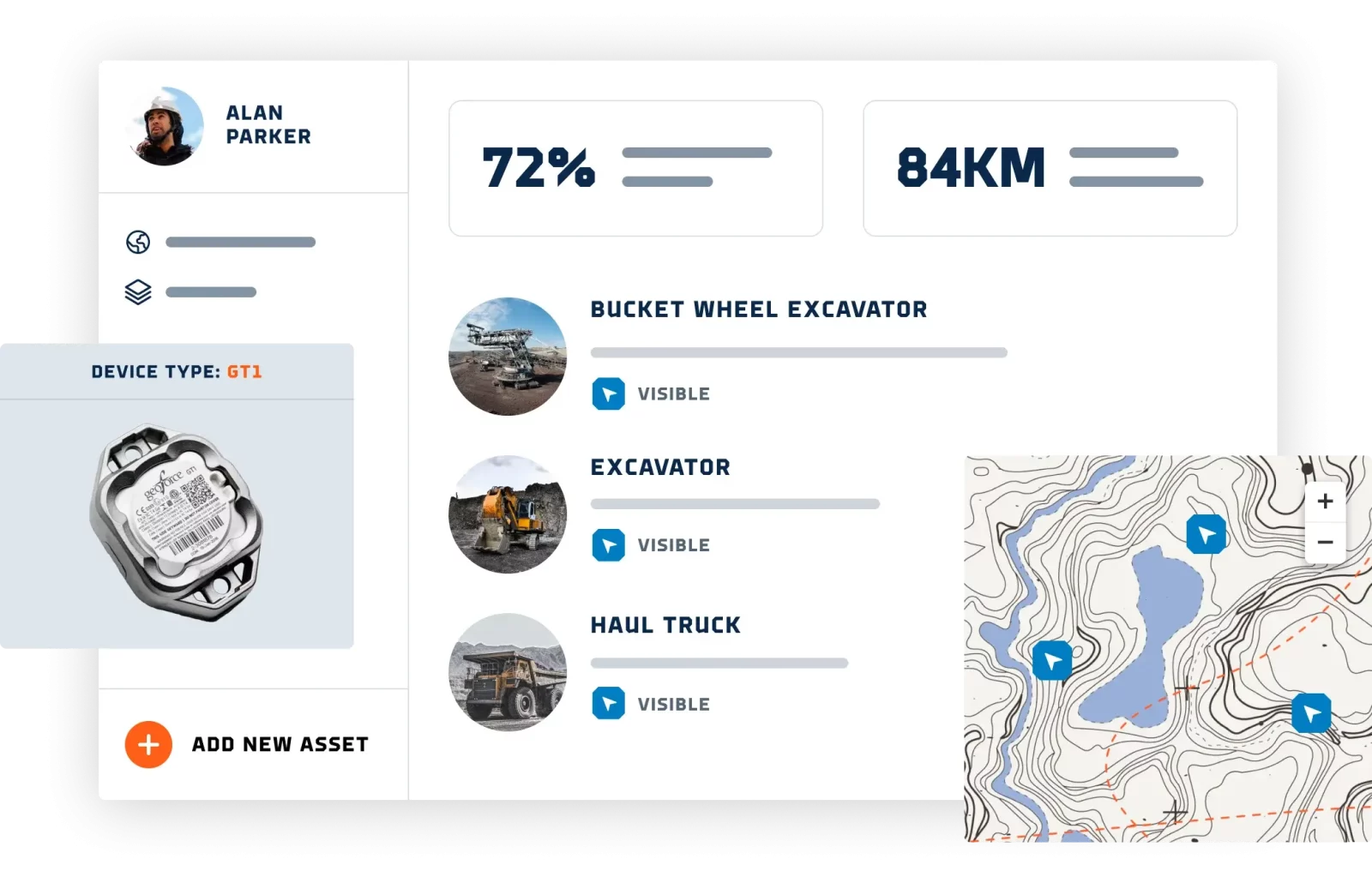 Alan Parker GT1 Tracking Device Overview and Location Status