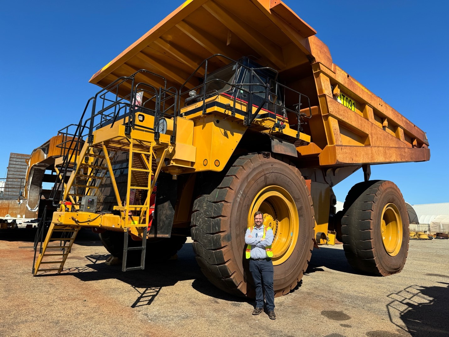 Geoforce CEO, James Maclean III, visits one of our mining customers