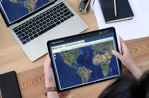 Demo screen on laptop and tablet