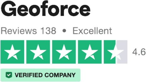 Geoforce TrustPilot score