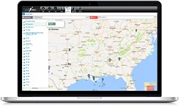 Geoforce Platform Used on Laptop Device